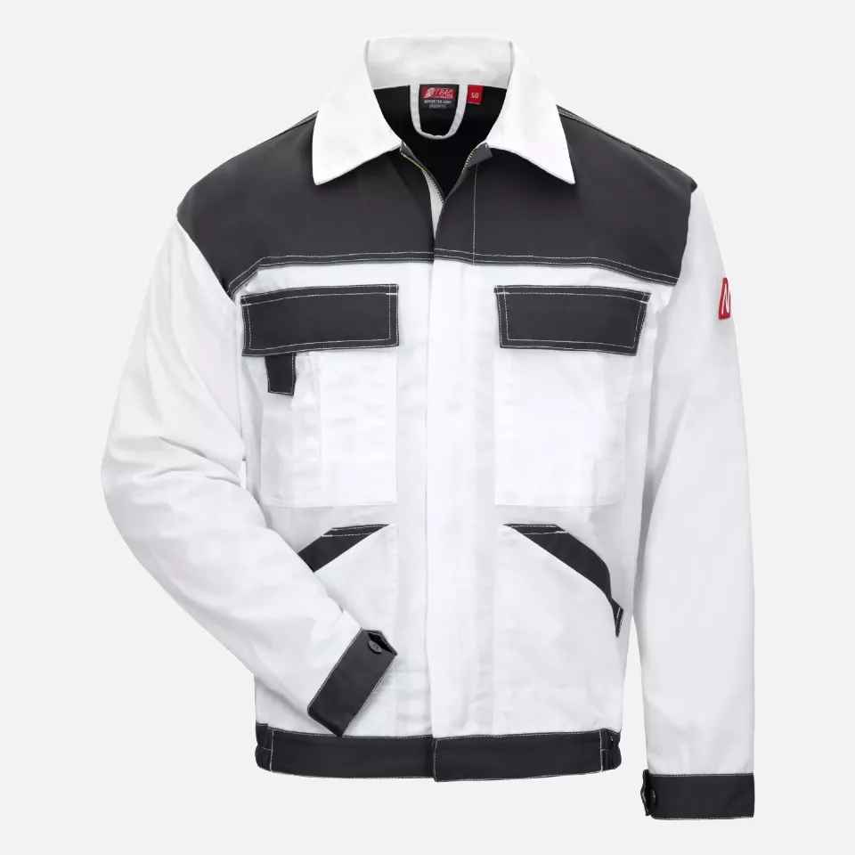 Nitras 7553, MOTION TEX LIGHT Workjacket, White, image 1, gallery thumbnail
