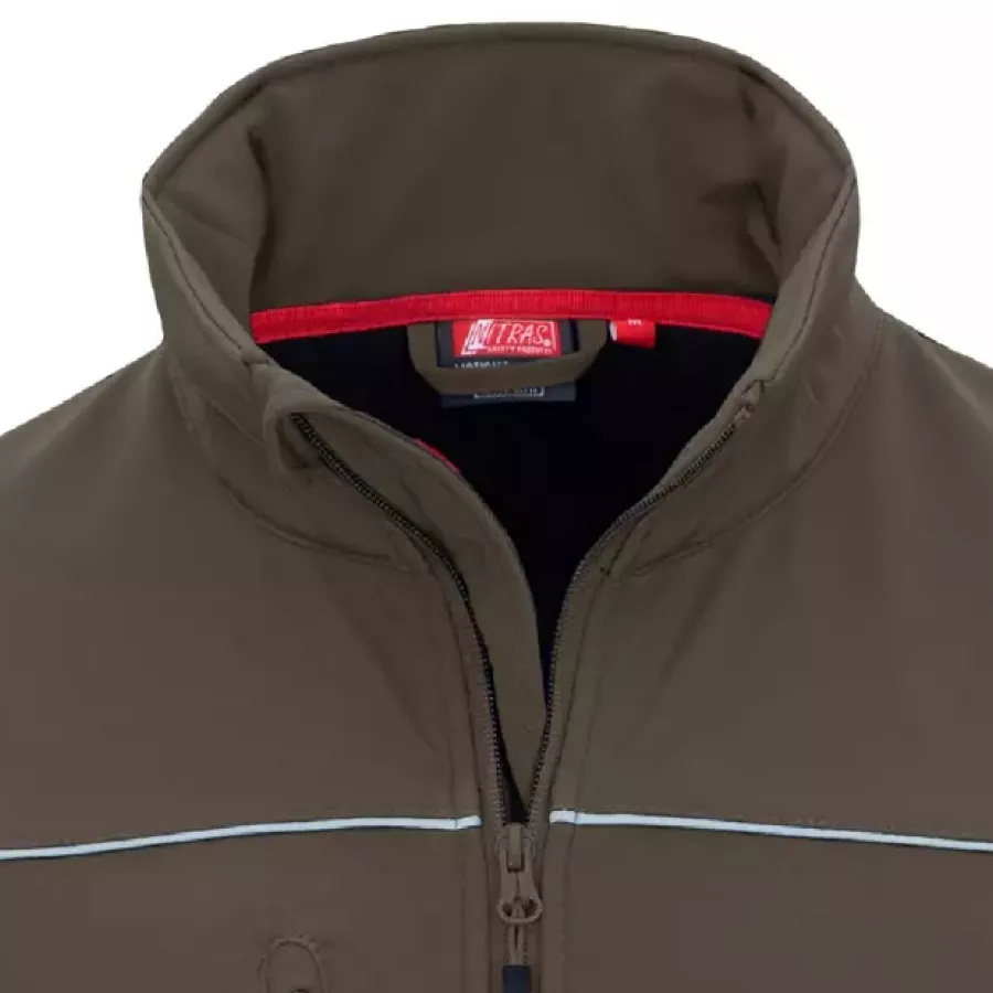 **Stand-Up Collar** adds a clean, structured look while offering a touch of sheltered comfort.