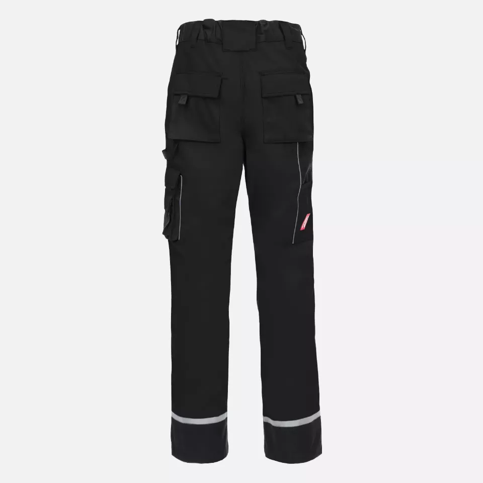 Nitras 7610, MOTION TEX PLUS Work Trousers, Black, image 2, gallery thumbnail