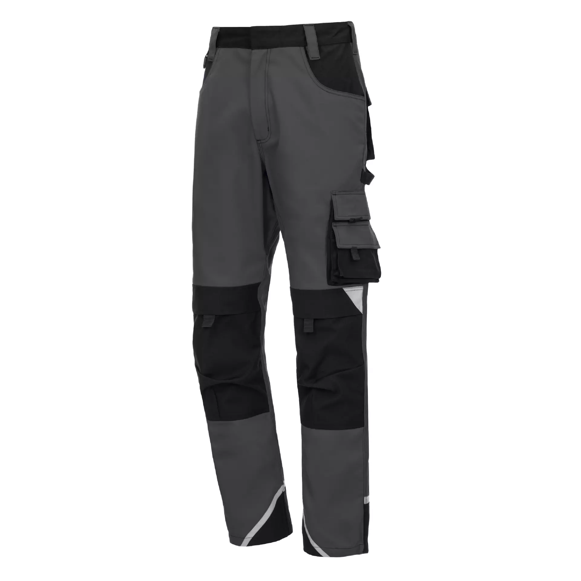 NITRAS 7612, MOTION TEX PLUS Work Trousers, Grey, image 1