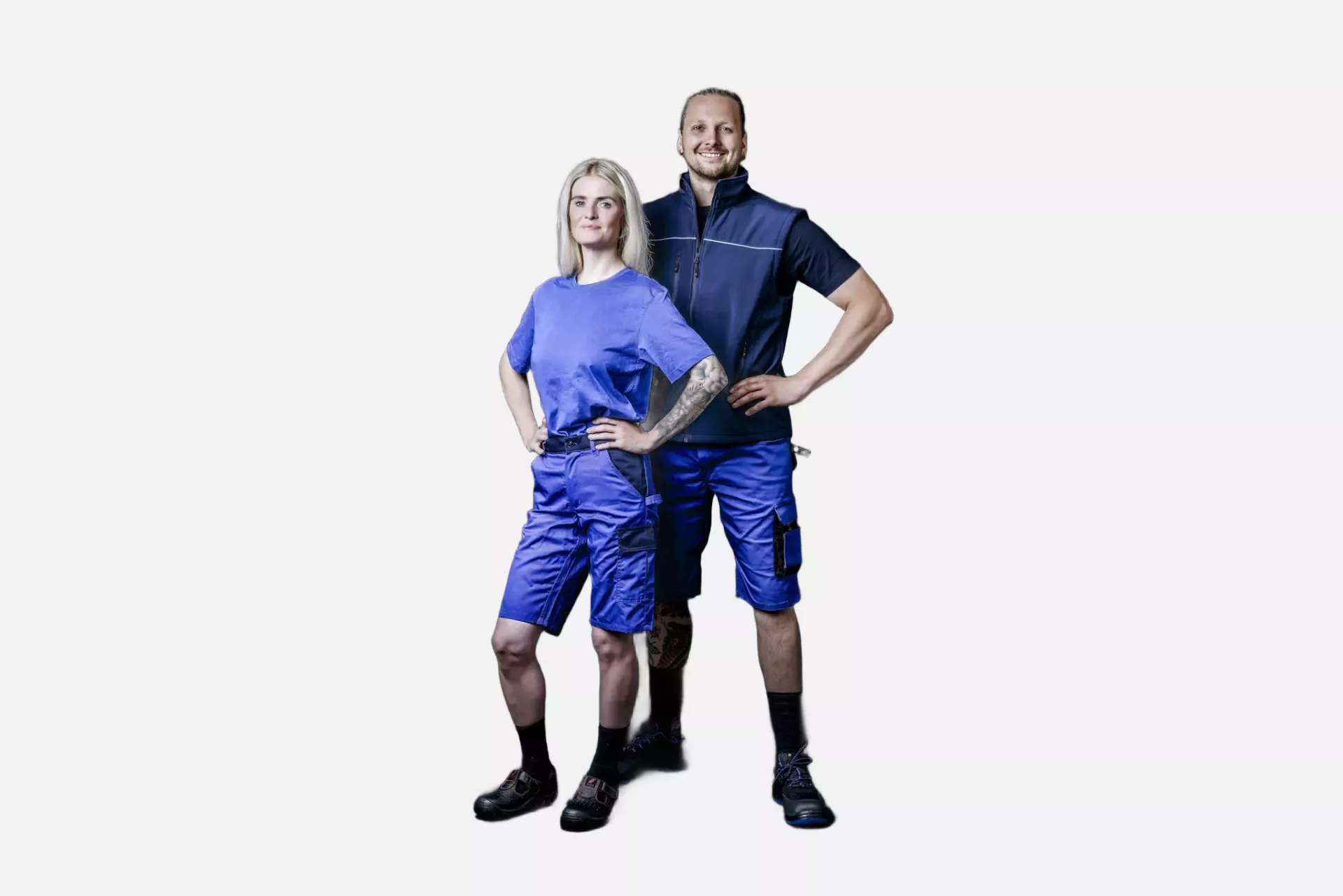 Nitras 7501, MOTION TEX LIGHT Work Trousers, Royal Blue, image 3