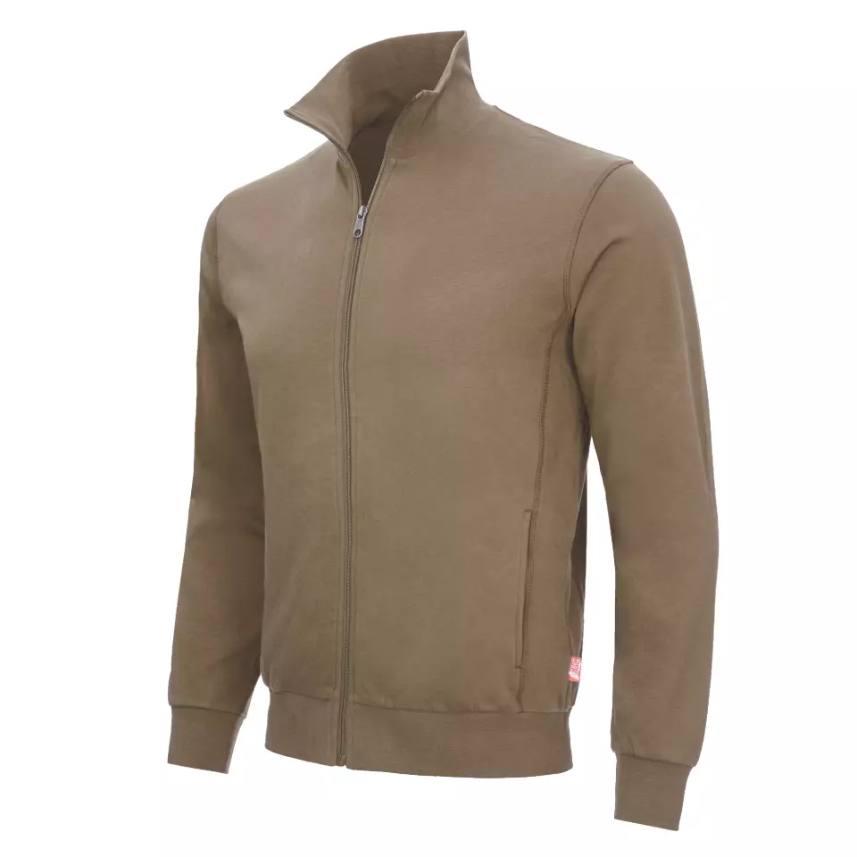 Nitras 7020-5100, MOTION TEX LIGHT Sweatjacke, Khaki, image 1, gallery thumbnail