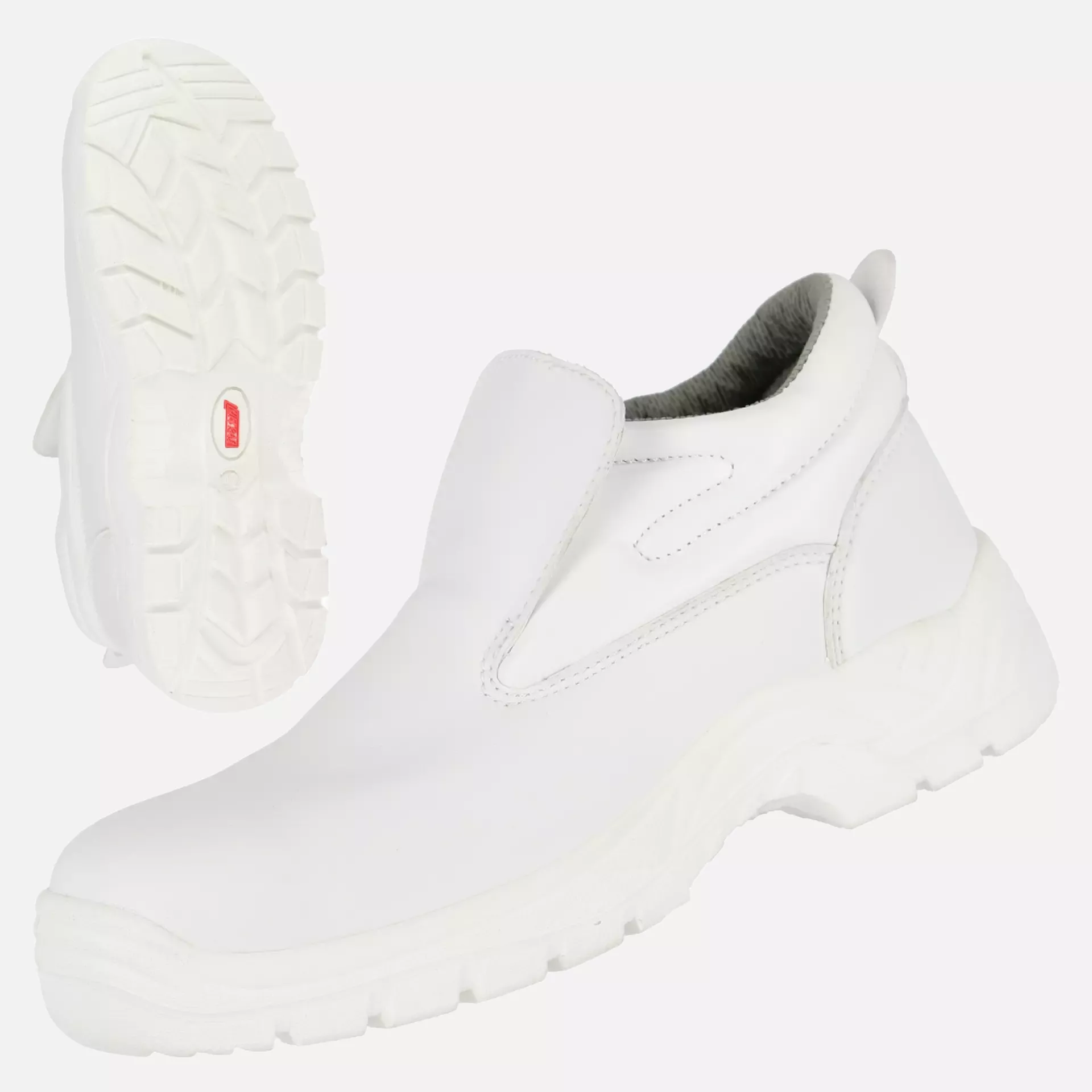 Nitras 7251, CLEAN STEP MID SL S2 Safety Slipper, White, image 1