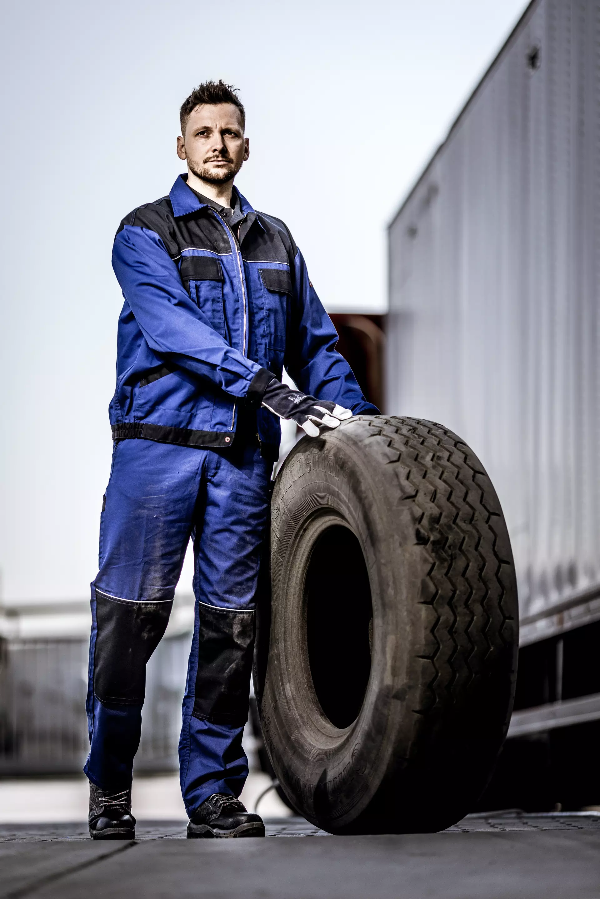 Nitras 7551, MOTION TEX LIGHT Workjacket, Royal Blue, image 3