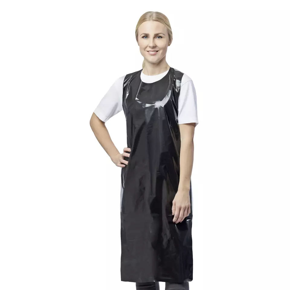 Nitras Medical 4237, PE aprons, black, image 1, gallery thumbnail