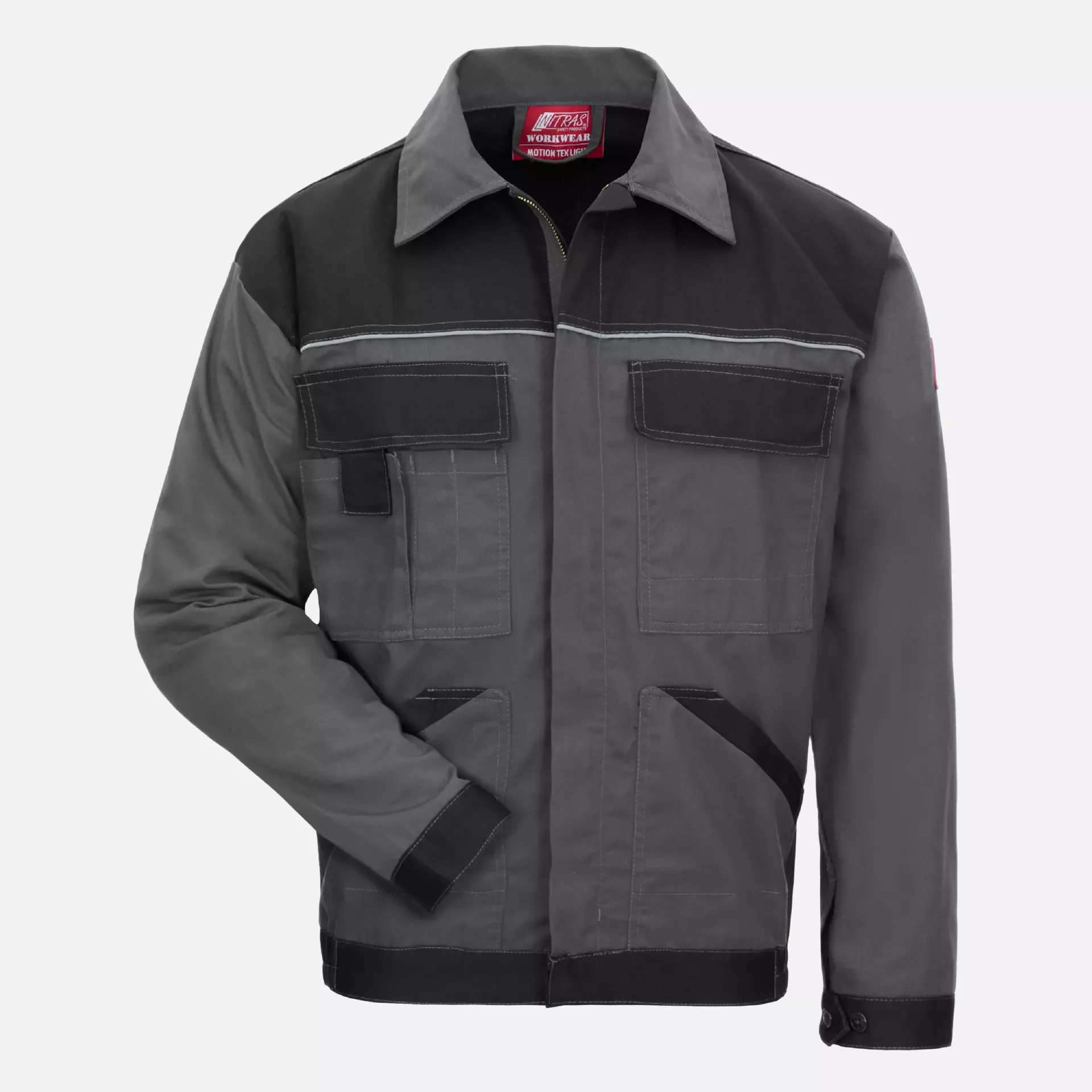 Nitras 7552, MOTION TEX LIGHT Workjacket, Grey, image 1