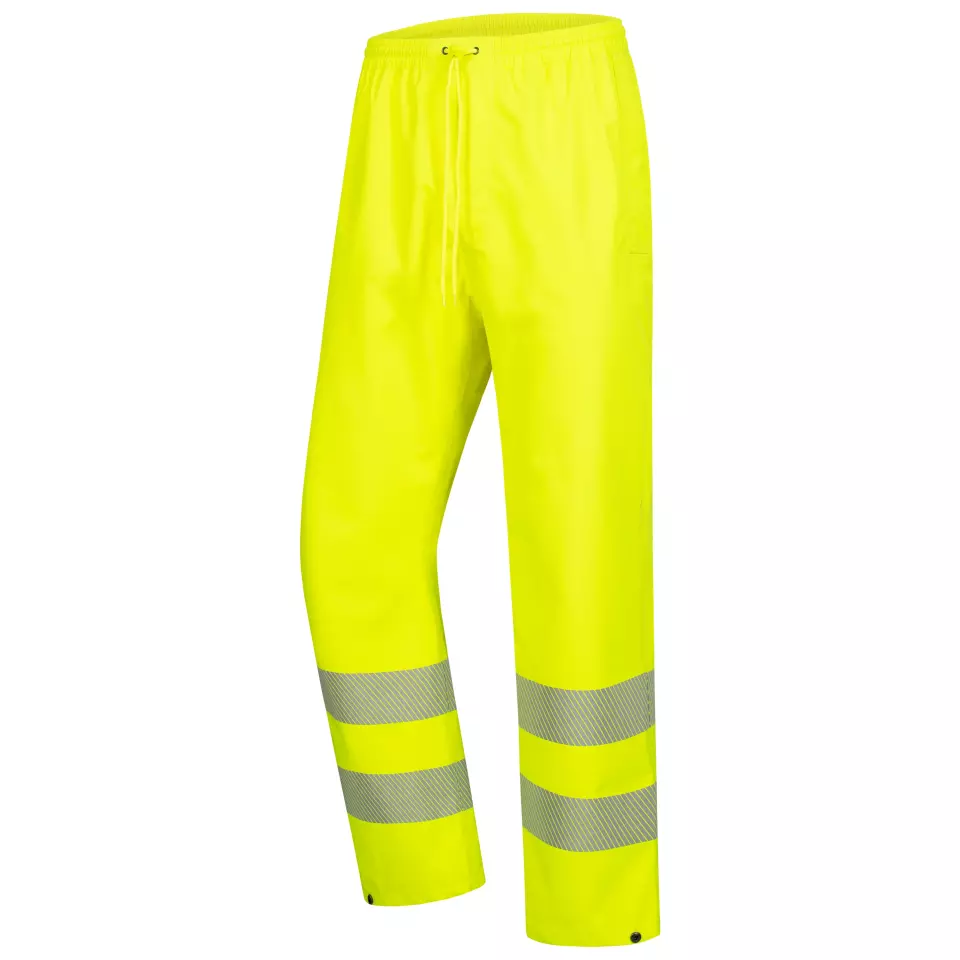 Nitras 7585-4000, MOTION TEX VIZ PLUS High Visibility Rain Trousers, Neon Yellow, image 1, gallery thumbnail