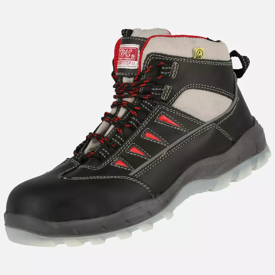 Nitras 7301, SPORT STEP MID S3 Safety Boots, Black, image 2, gallery thumbnail