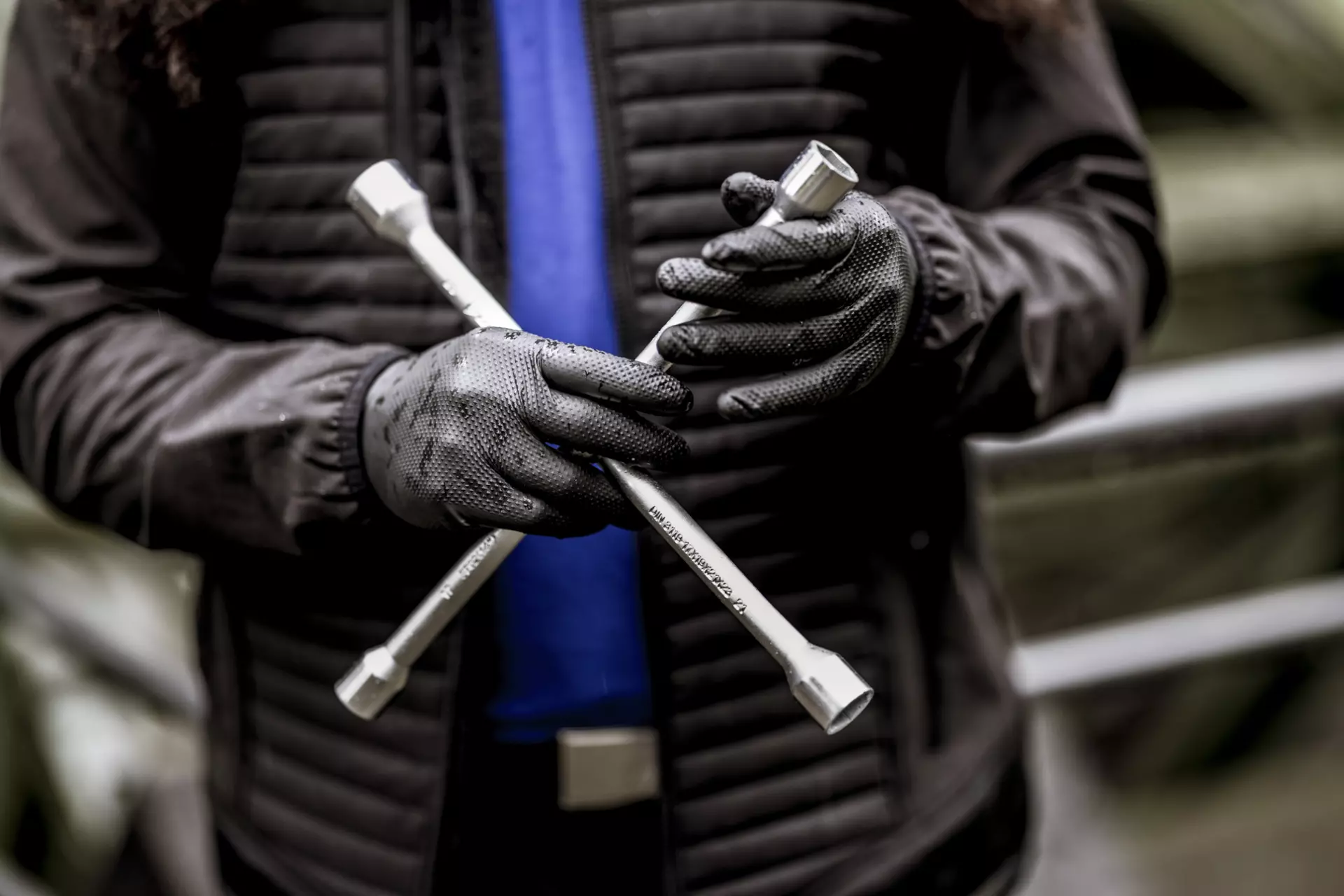 Nitras 8331-1000, TOUGH GRIP LIGHT Einweg-Nitrilhandschuhe, Schwarz, image 3