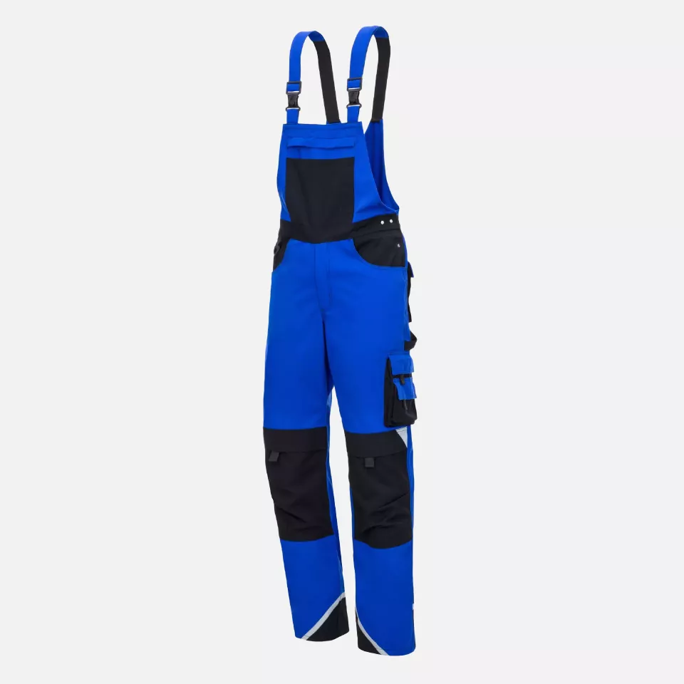 Nitras 7621, MOTION TEX PLUS Bib Pants, Royal Blue, image 1, gallery thumbnail