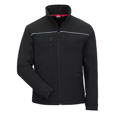 Nitras MOTION TEX LIGHT Softshell-takki, musta