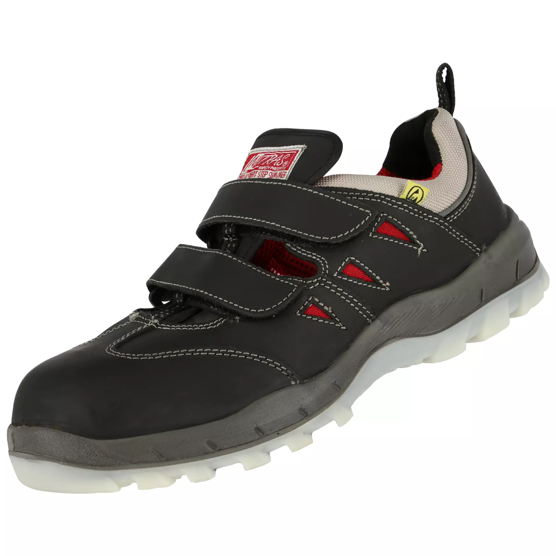 NITRAS 7302, SPORT STEP SA S1P Safety Sandals, Black, image 2