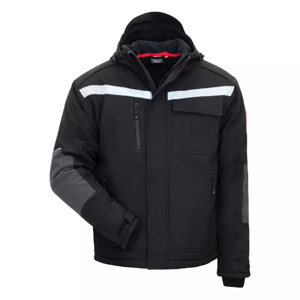 Nitras 7180W, MOTION TEX PLUS Winter-Softshelljacke, Schwarz
