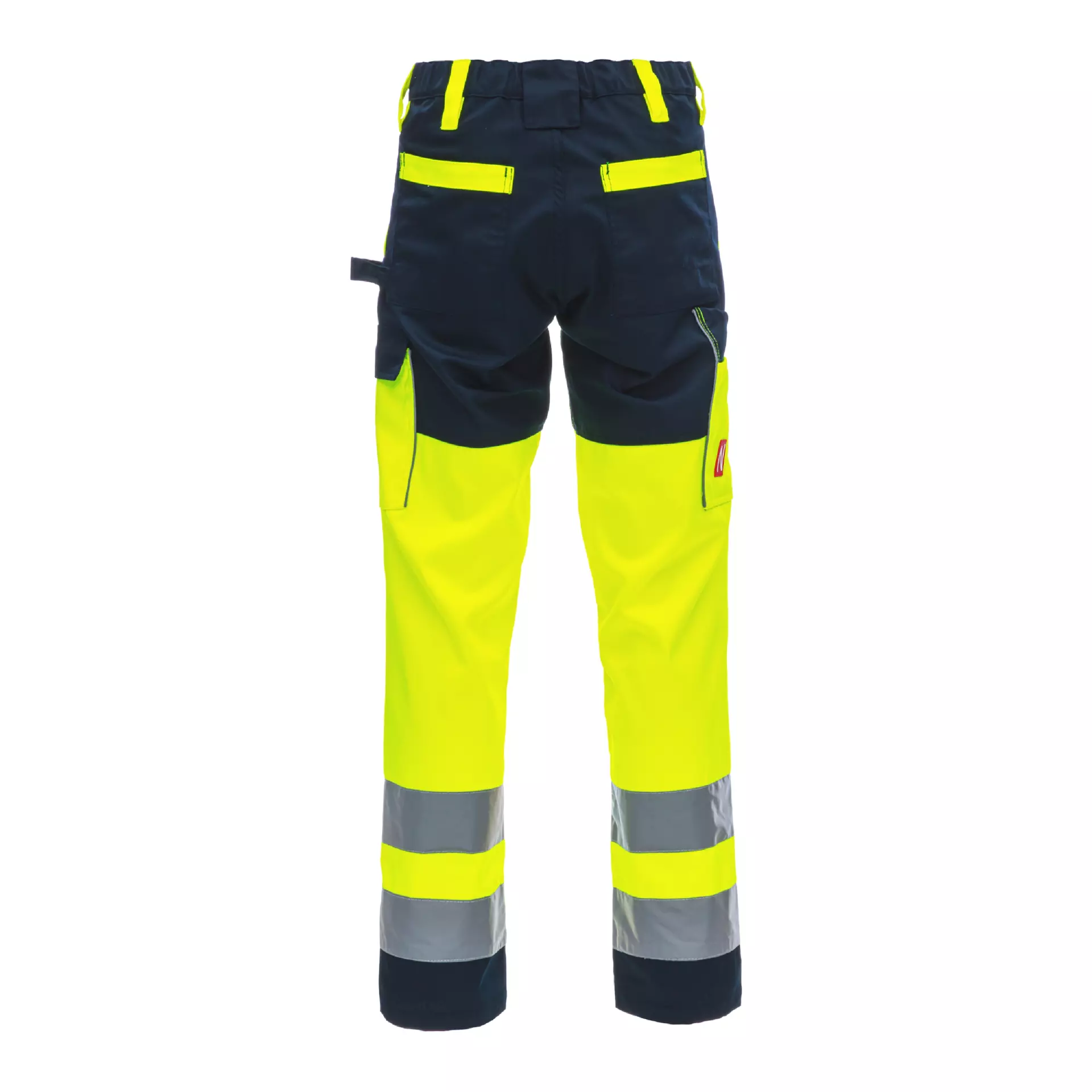 Nitras 7571-4021, MOTION TEX VIZ Reflective Work Trousers, Neon Yellow, image 2
