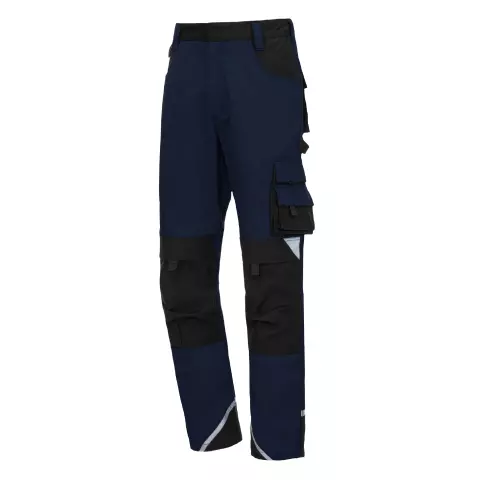 Nitras MOTION TEX PLUS Work Trousers, Navy Blue