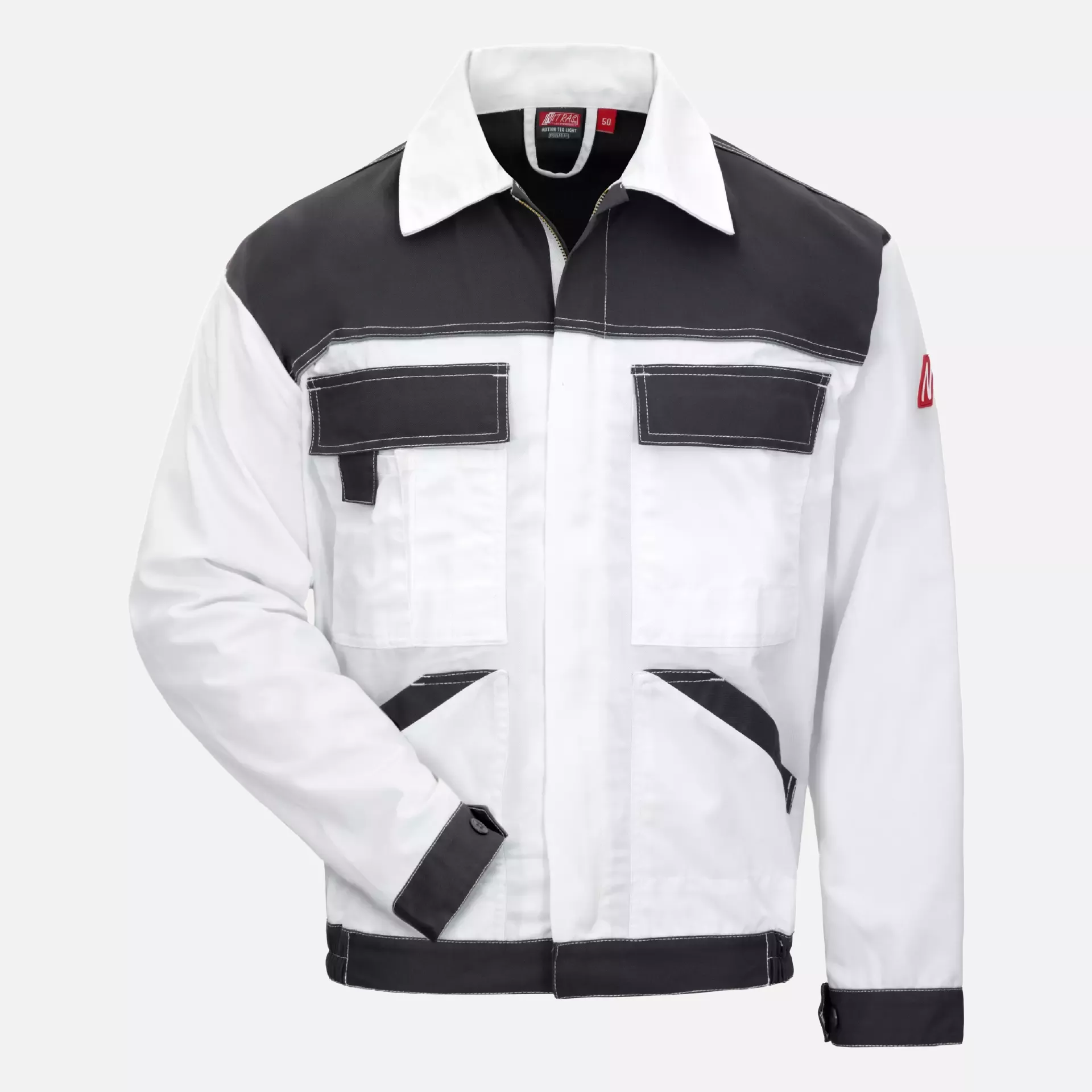 Nitras 7553, MOTION TEX LIGHT Workjacket, White, image 1