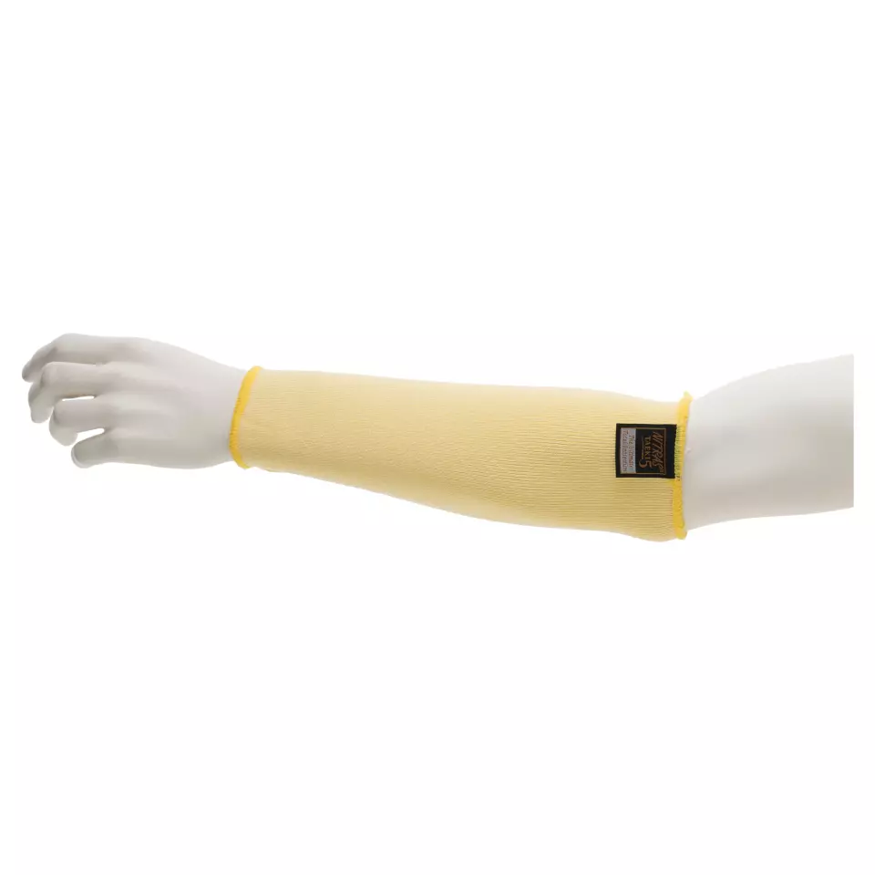 NITRAS 6790, TAEKI Cut-resistant Arm Protectors Yellow, image 1, gallery thumbnail