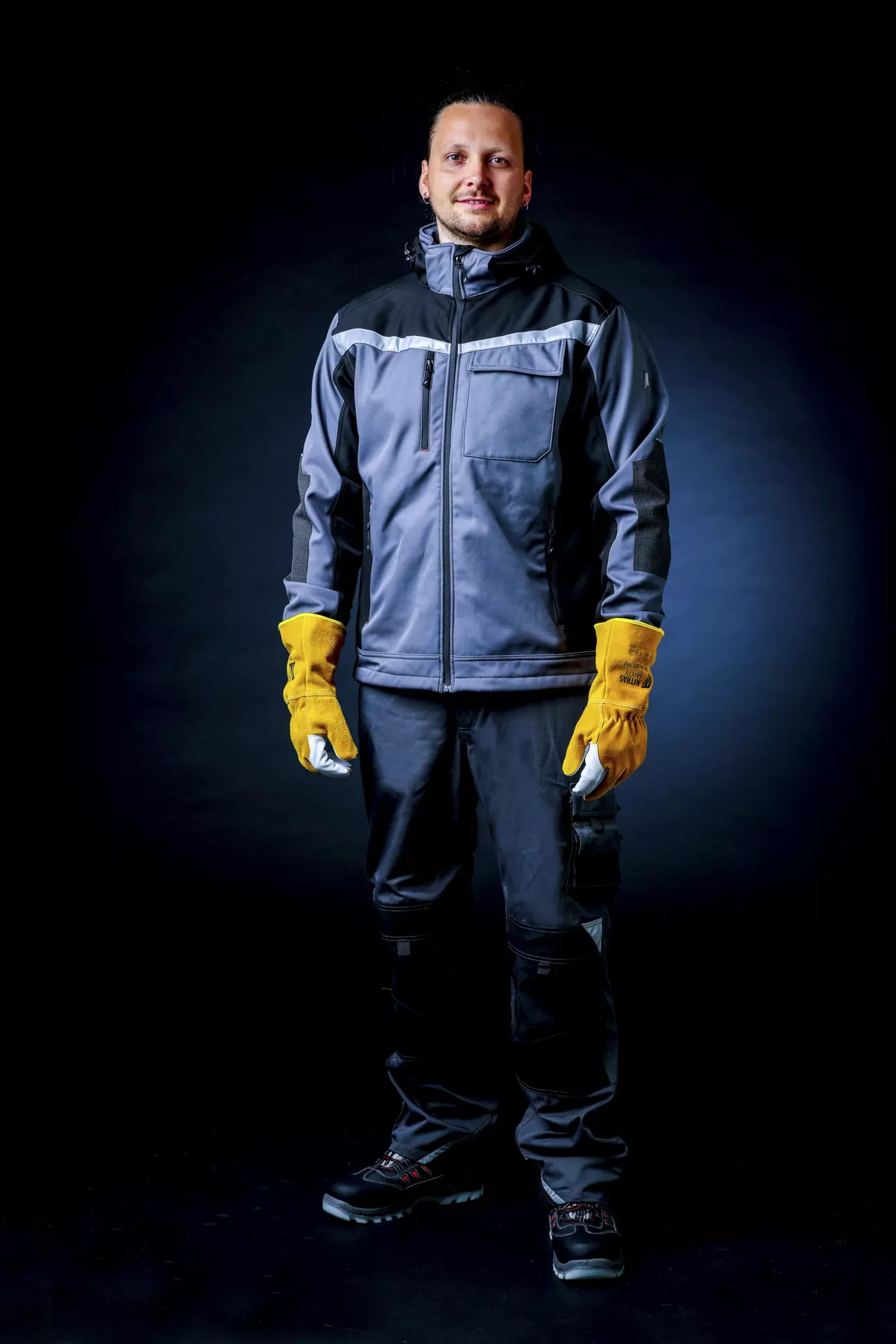 NITRAS 7032, MOTION TEX PLUS Winter Parka, Anthracite, image 3