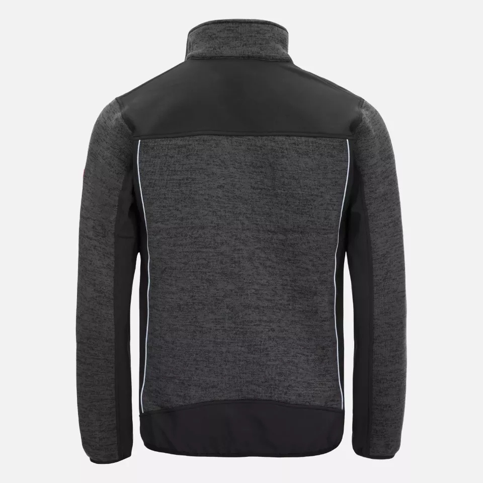 Nitras 7190, MOTION TEX PLUS Knit Softshell Jacket, Black, image 2, gallery thumbnail