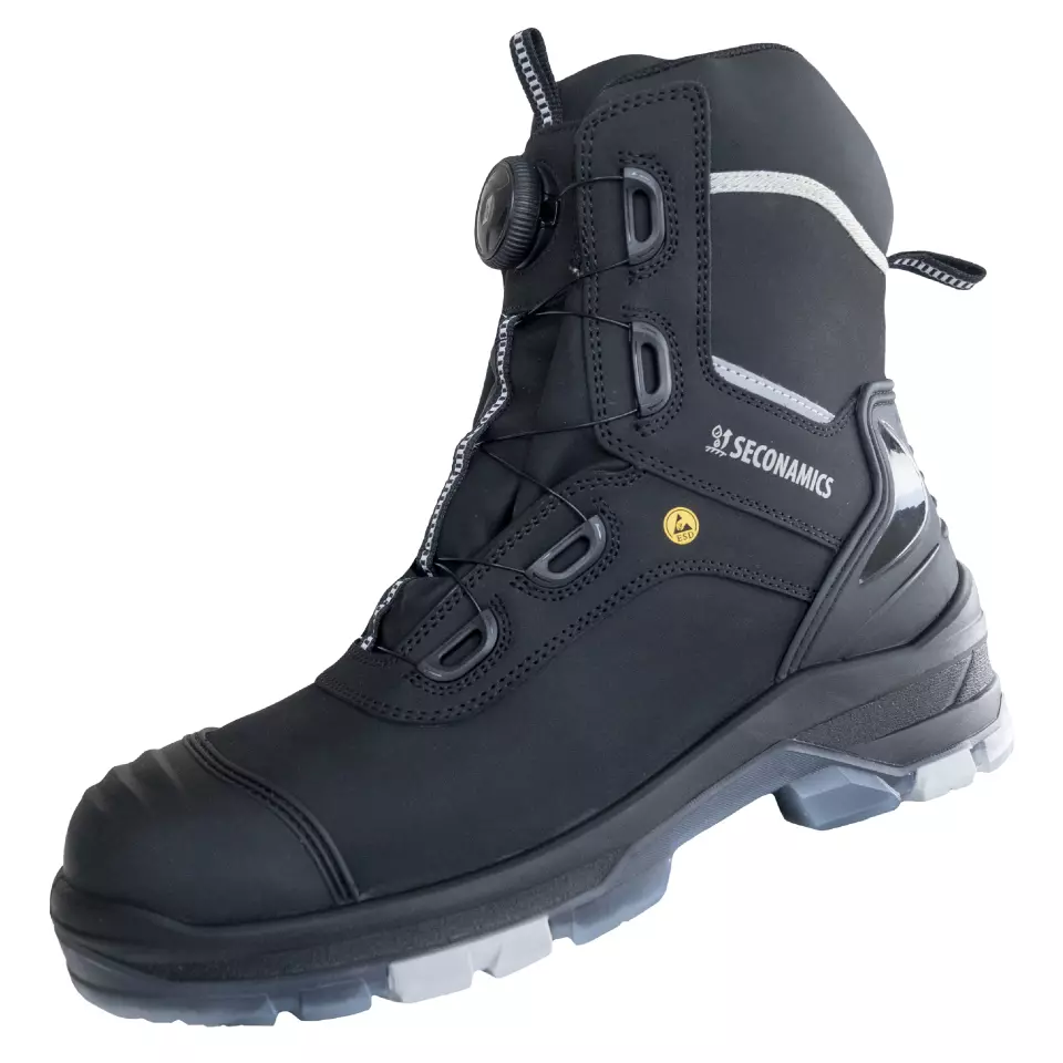NITRAS 7221-1000, ULTIMATE STEP HIGH FIT S7S CI FO SC SR High Safety Boots, Black, image 2, gallery thumbnail