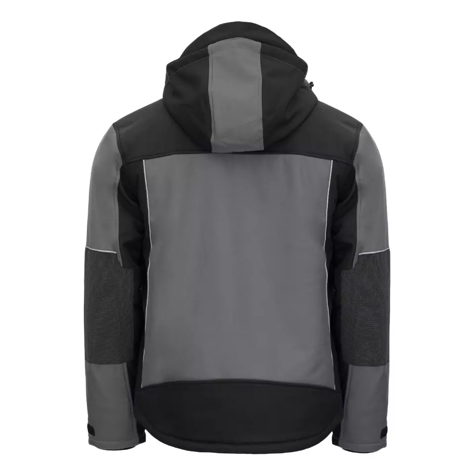 Nitras 7182W, MOTION TEX PLUS Winter Softshell Jacket, Grey, image 2, gallery thumbnail