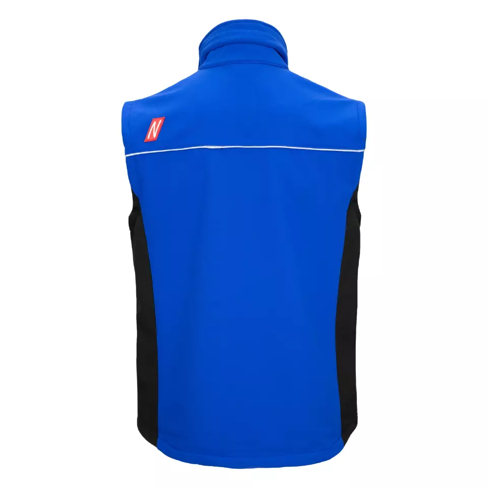Nitras 7166, MOTION TEX LIGHT Softshell Waistcoat, Royal Blue, image 2, gallery thumbnail