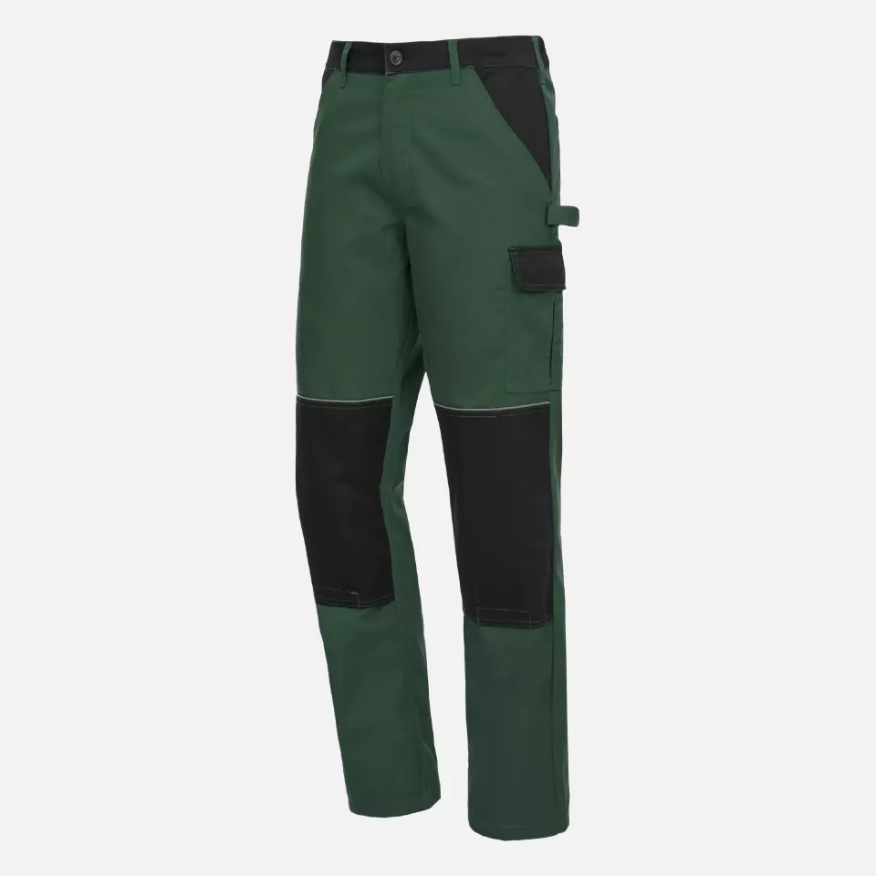 Nitras 7514, MOTION TEX LIGHT Work Trousers, Green, image 1, gallery thumbnail