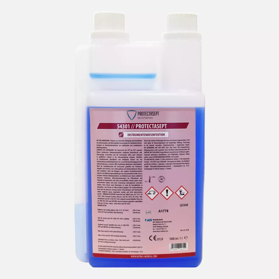 Nitras Medical 54301, PROTECTASEPT IN instrument desinfection, 1,000 ml, image 1, gallery thumbnail