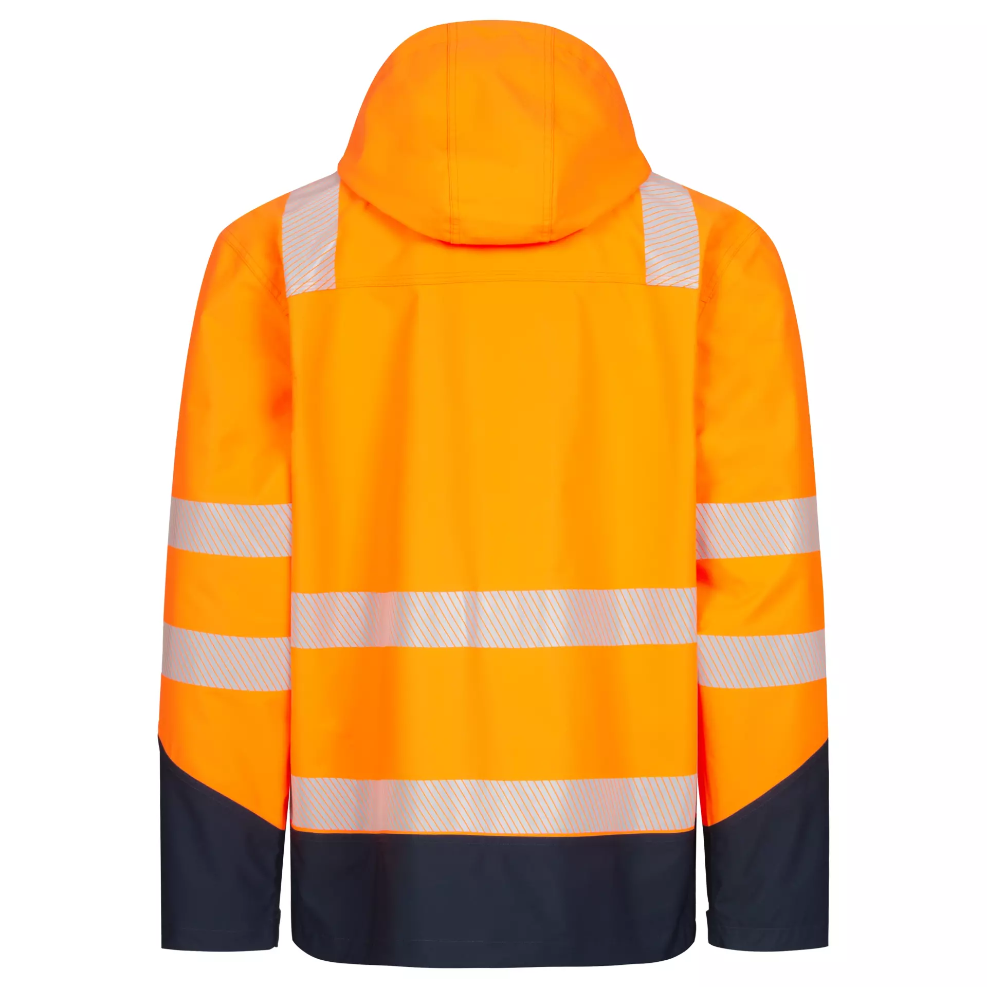 Nitras 7179-4121, MOTION TEX VIZ PLUS Multifunctional High-Visibility Jacket, Neon Orange/Navy Blue, image 2