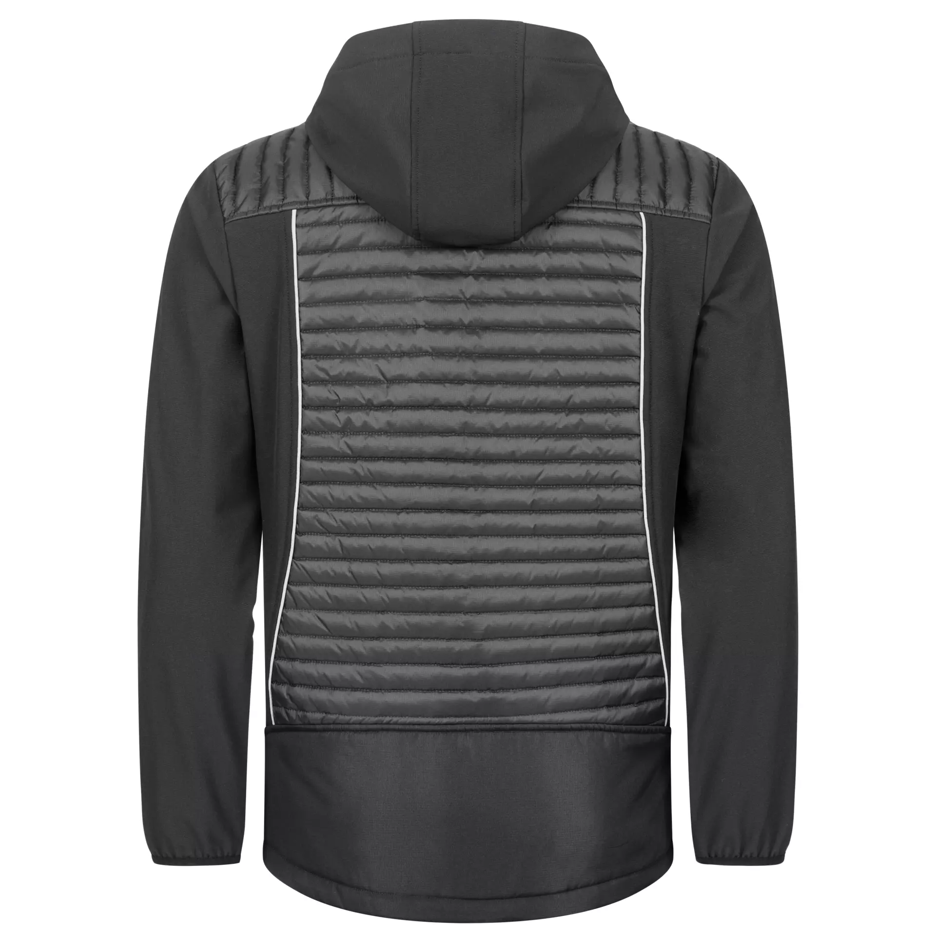 Nitras 7661-1000, MOTION TEX PLUS Gesteppte Softshelljacke, Schwarz, image 2