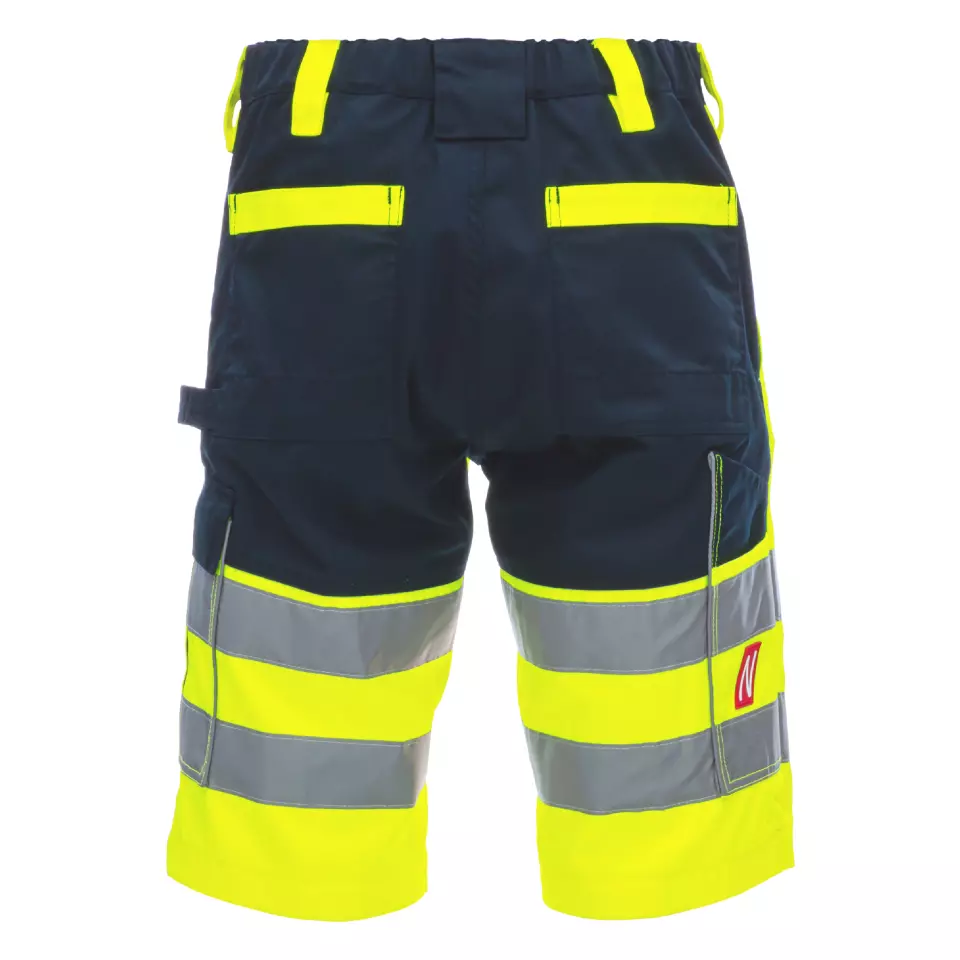 NITRAS 7570-4021, MOTION TEX VIZ Heijastava työshortsi, neonkeltainen, image 2, gallery thumbnail