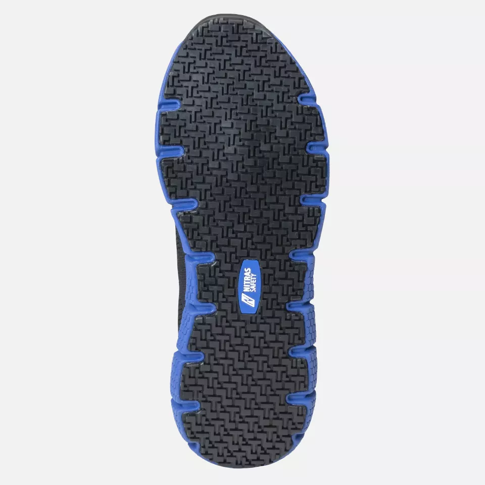 Nitras 7440-1022, SONIC STEP S1O Safety Shoes, Black/Blue, image 4, gallery thumbnail