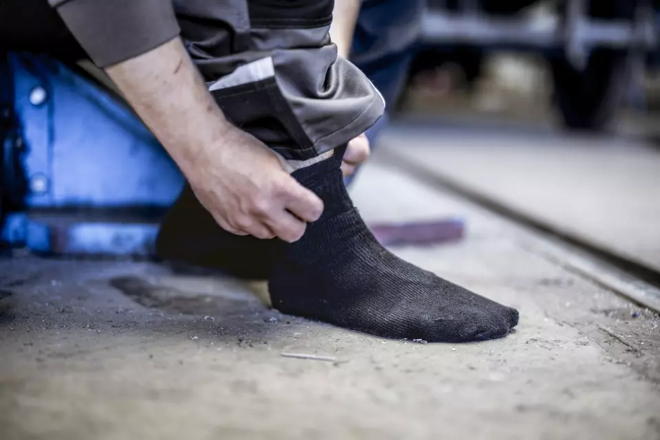 Nitras 720-1000, Basic-Socken Baumwolle / Polyester / Elasthan, Schwarz, image 3, gallery thumbnail