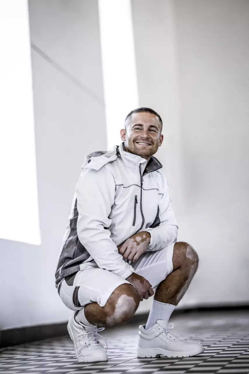 Nitras 7153, MOTION TEX LIGHT Softshell Jacket, White, image 3, gallery thumbnail