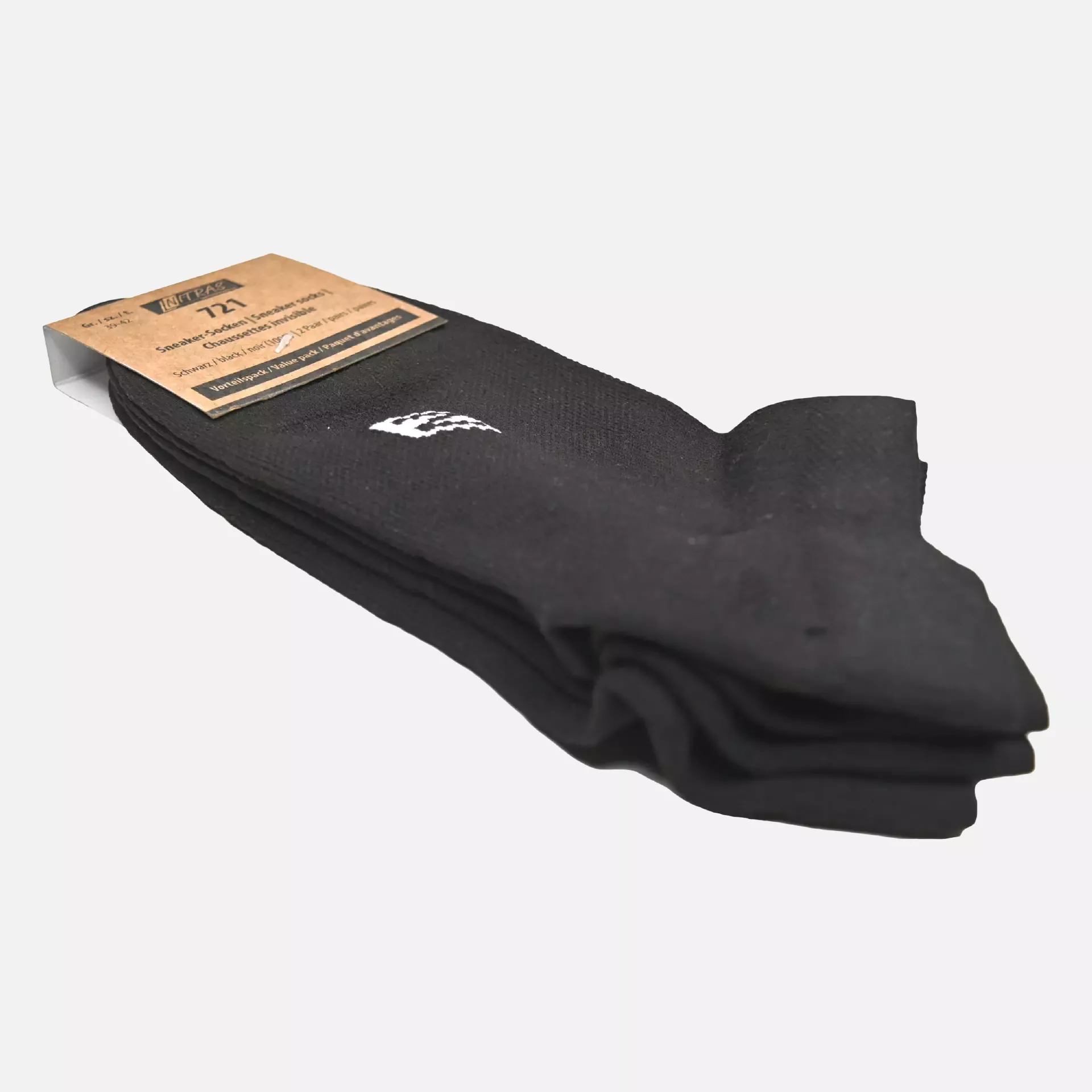 Nitras 721-1000, Sneaker Socks Polyamide/ Elastane, Black, image 2