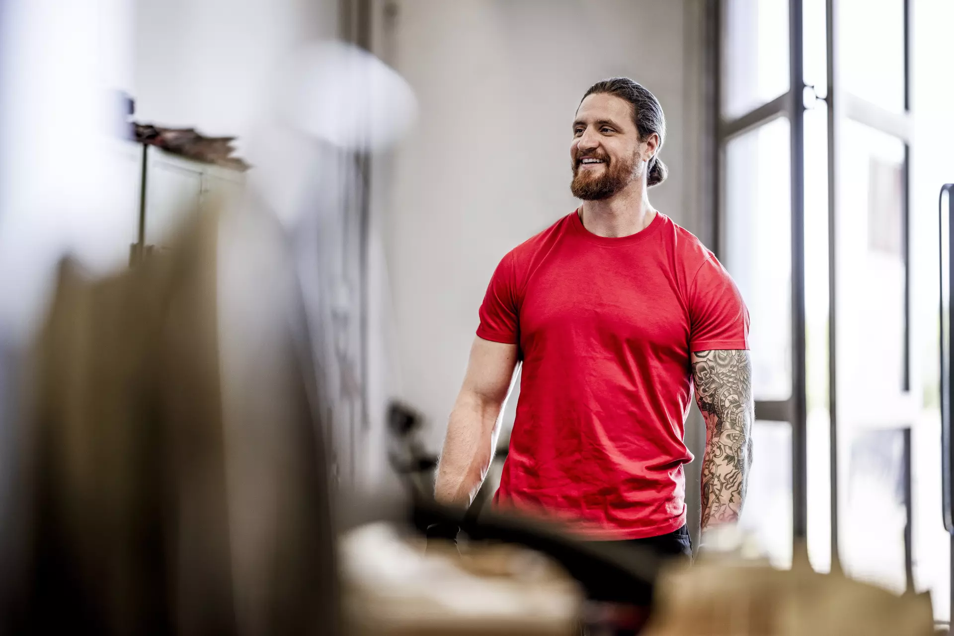 Nitras 7004-6000, MOTION TEX LIGHT T Shirt, Red, image 2