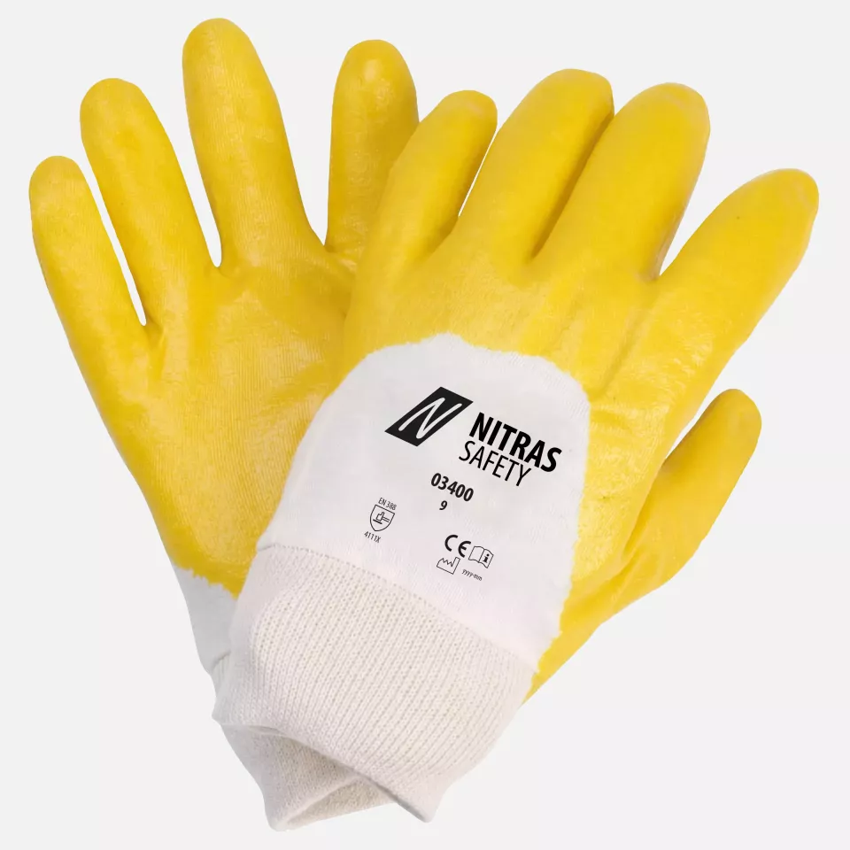 Nitras 03400, Nitrile Gloves Cotton, image 1, gallery thumbnail