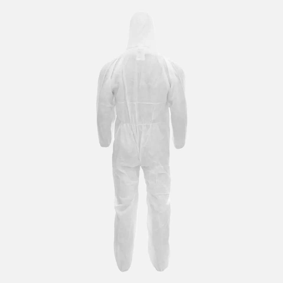 Nitras 1020609, POLYSAFE BASIC II Protective Overall, White, image 2, gallery thumbnail