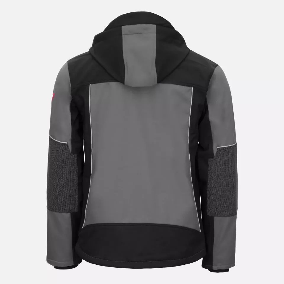 Nitras 7182, MOTION TEX PLUS Softshell Jacket, Grey, image 2, gallery thumbnail