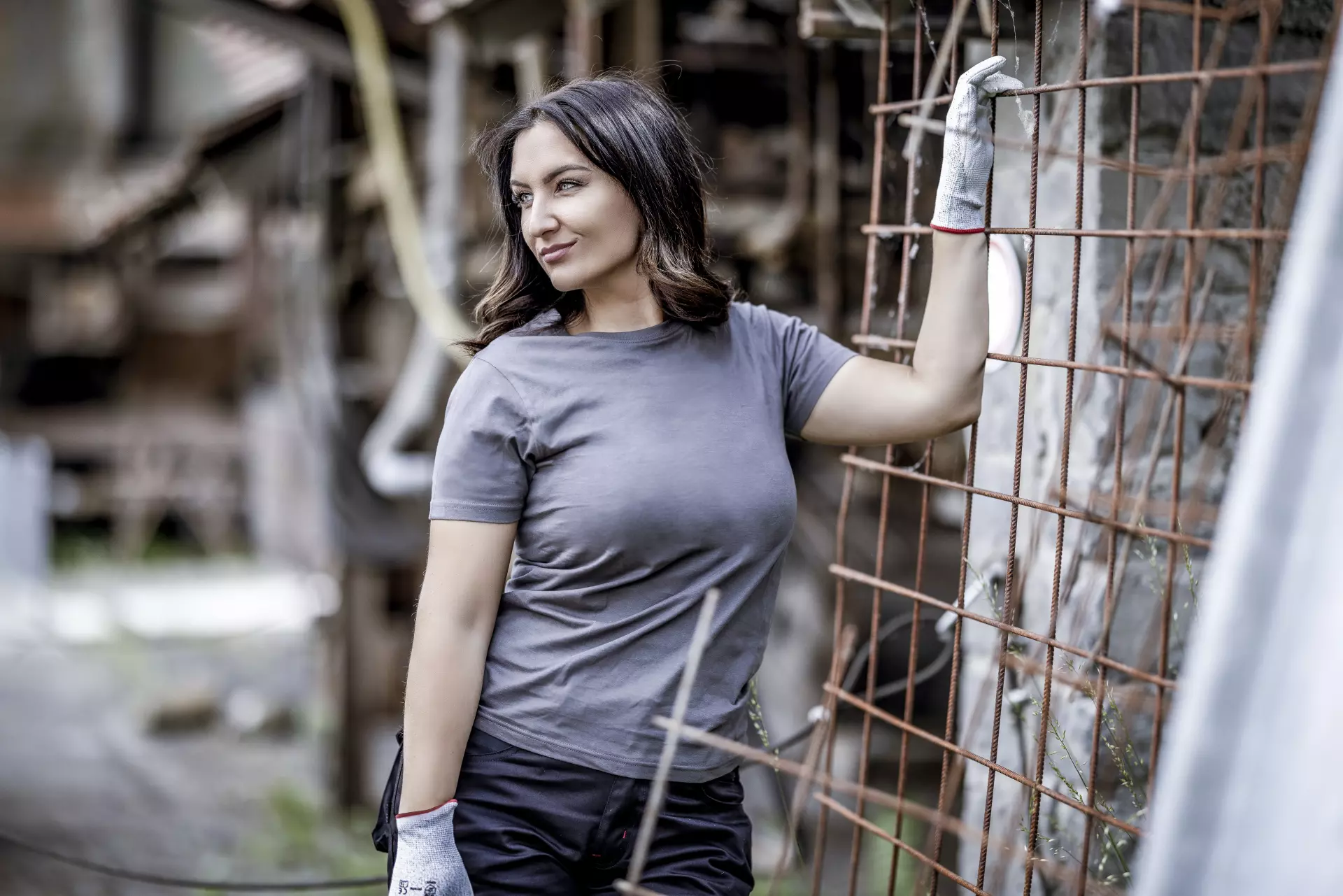 Nitras 7004-1200, MOTION TEX LIGHT T Shirt, Grey, image 3