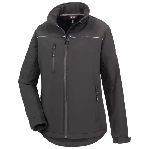 7158-1000, Nitras MOTION TEX LIGHT Softshell Jacket, Black