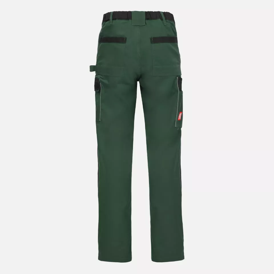 Nitras 7514, MOTION TEX LIGHT Work Trousers, Green, image 2, gallery thumbnail