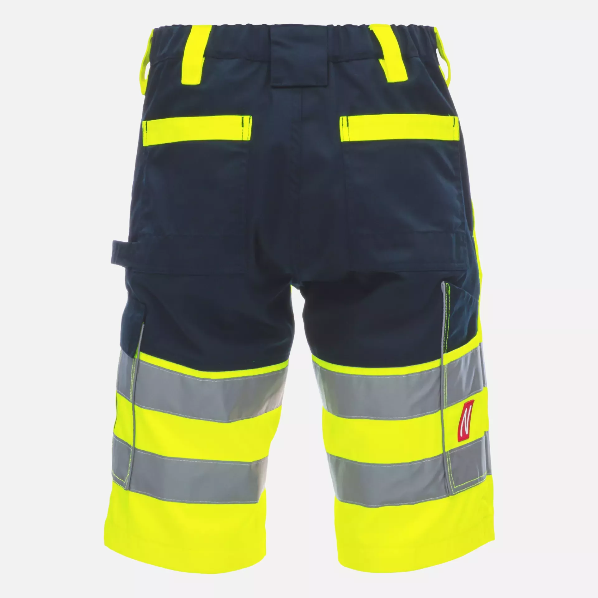Nitras 7570-4021, MOTION TEX VIZ Reflective Short Work Trousers, Neon Yellow, image 2