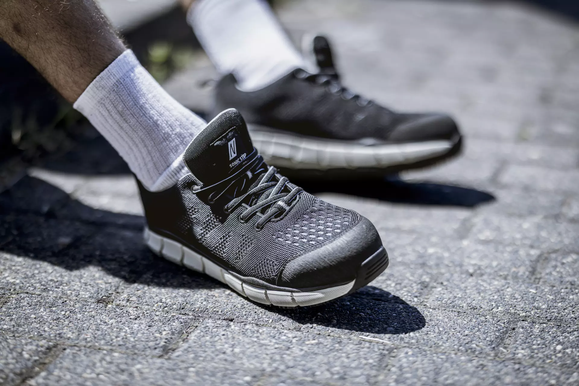 Nitras 7440-1012, SONIC STEP S1O Safety Shoes, Black/Grey, image 3