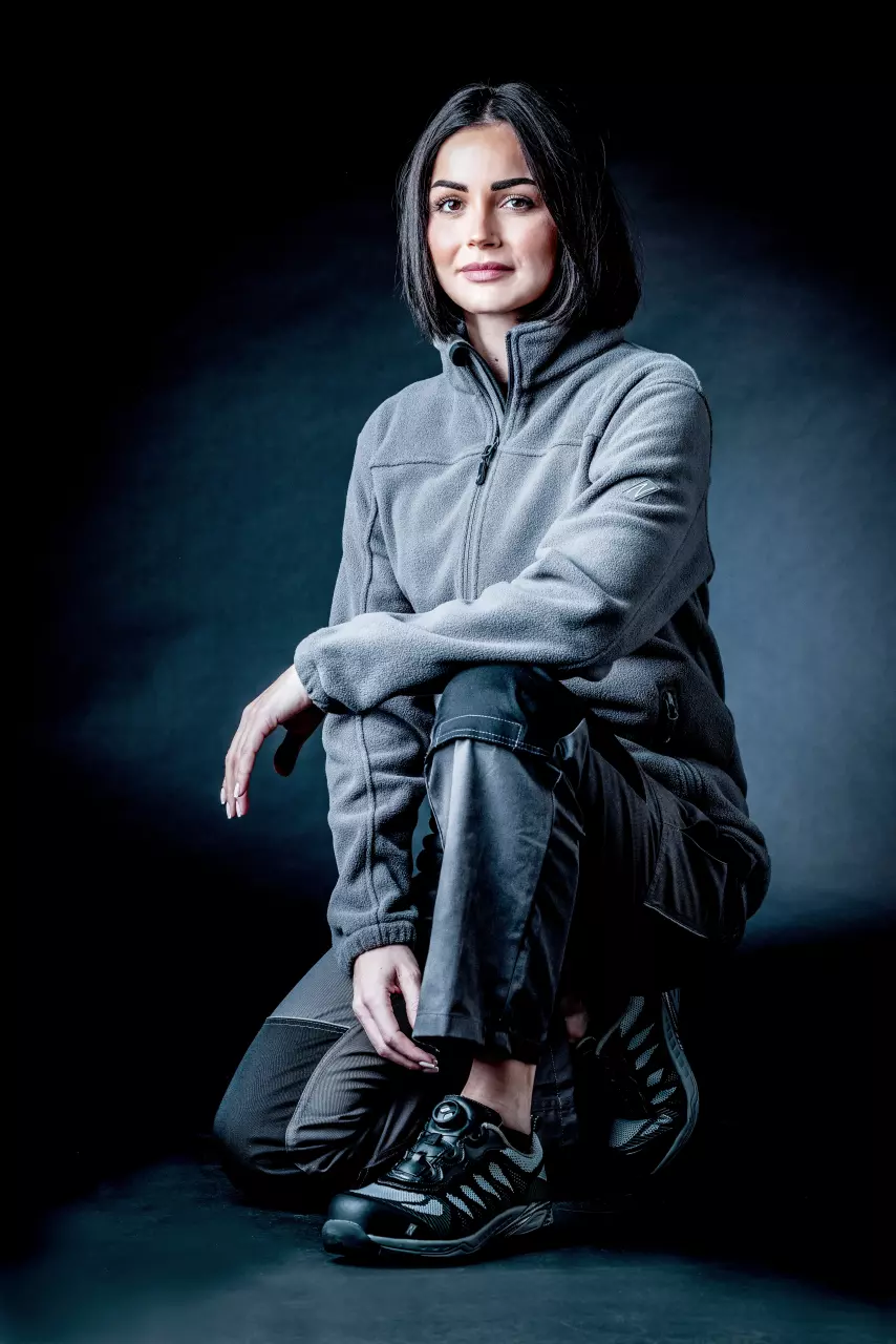 Nitras 7512, MOTION TEX LIGHT Work Trousers, Grey, image 3, gallery thumbnail