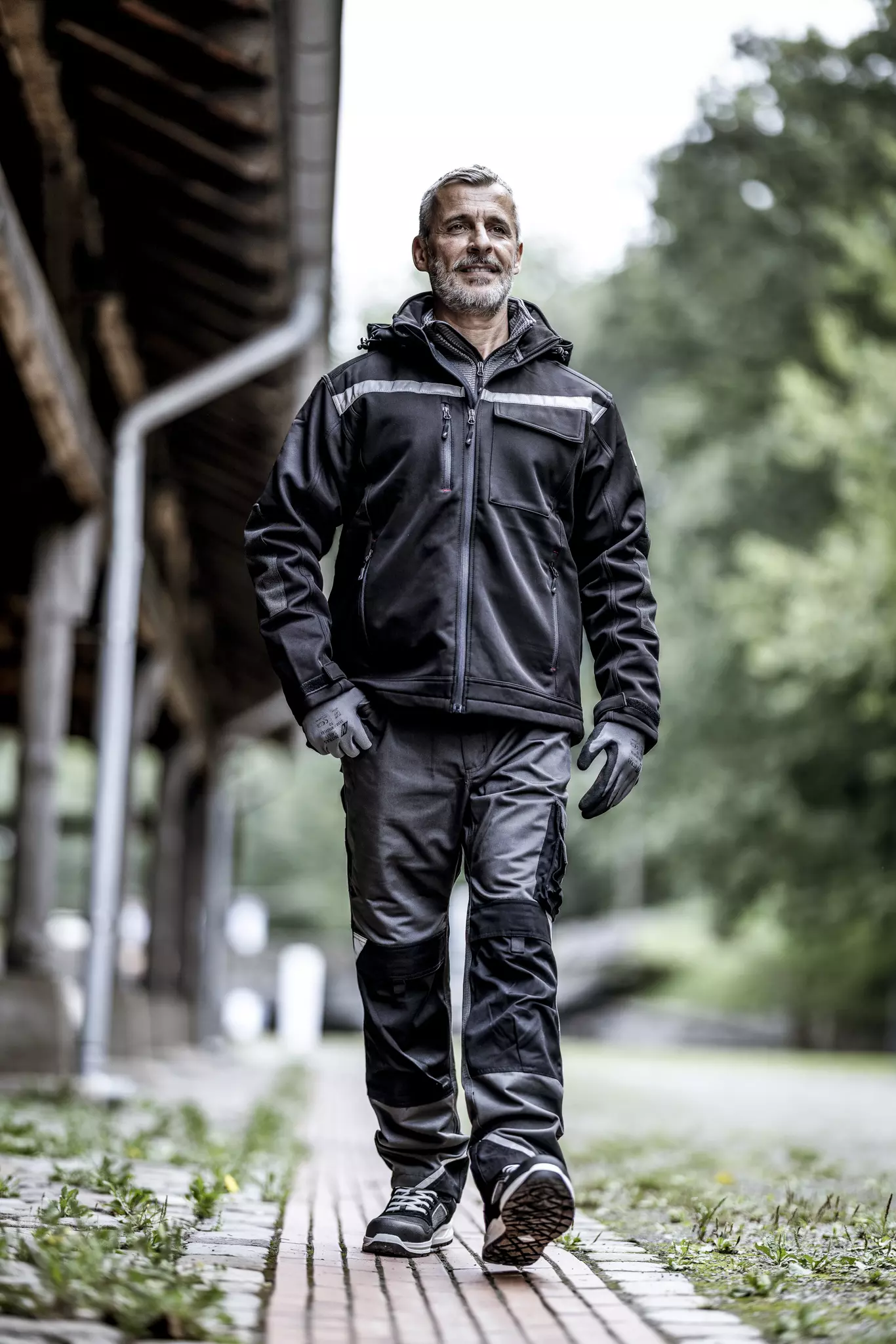 Nitras 7180, MOTION TEX PLUS Softshell-Jacke, Schwarz, image 3