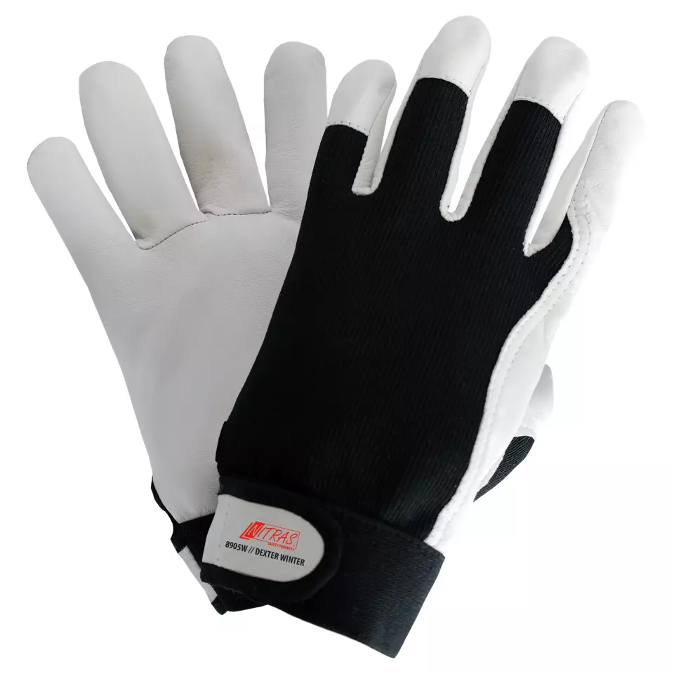 NITRAS 8905W, DEXTER WINTER Mechanic Gloves, Black, image 1, gallery thumbnail