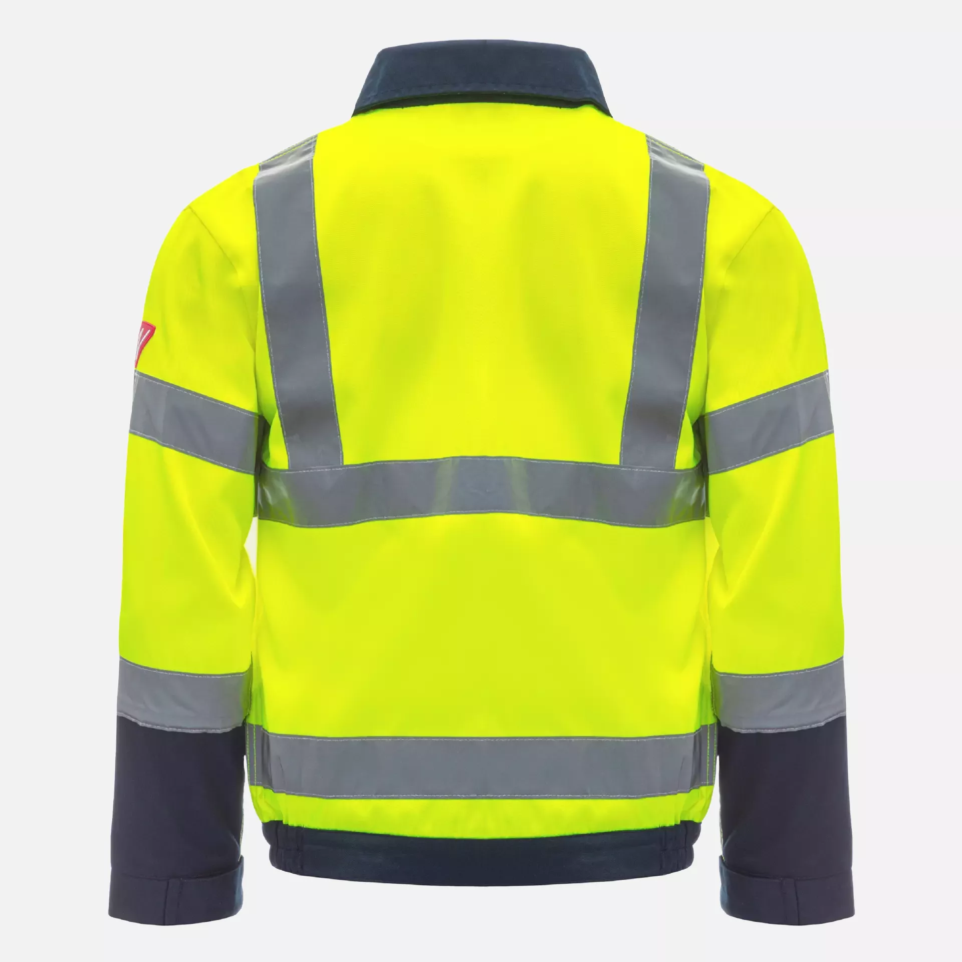 Nitras 7573-4021, MOTION TEX VIZ Reflective Jacket, Neon Yellow, image 2