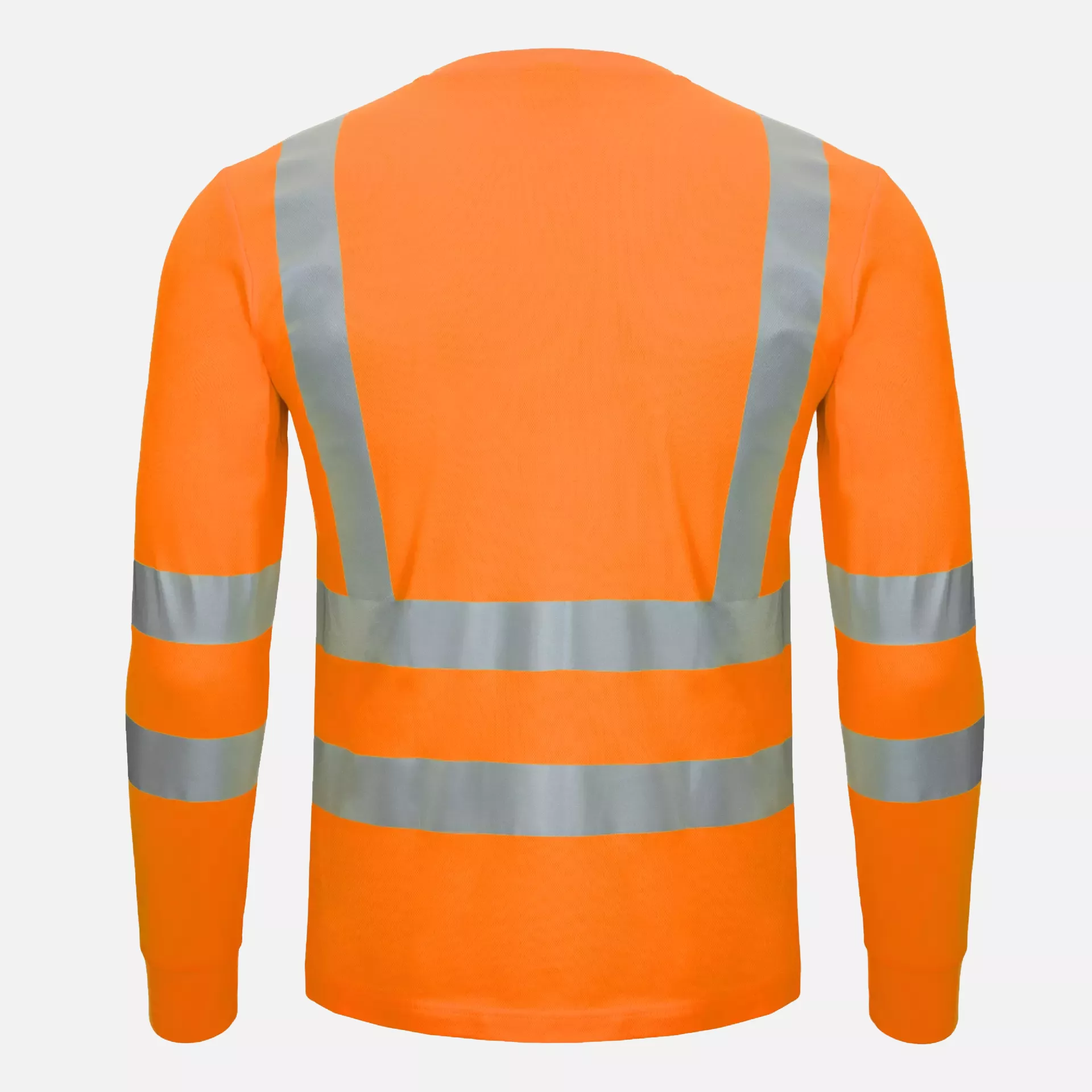Nitras 7009-4100, MOTION TEX VIZ Reflektierendes Langarmshirt, Neonorange, image 2