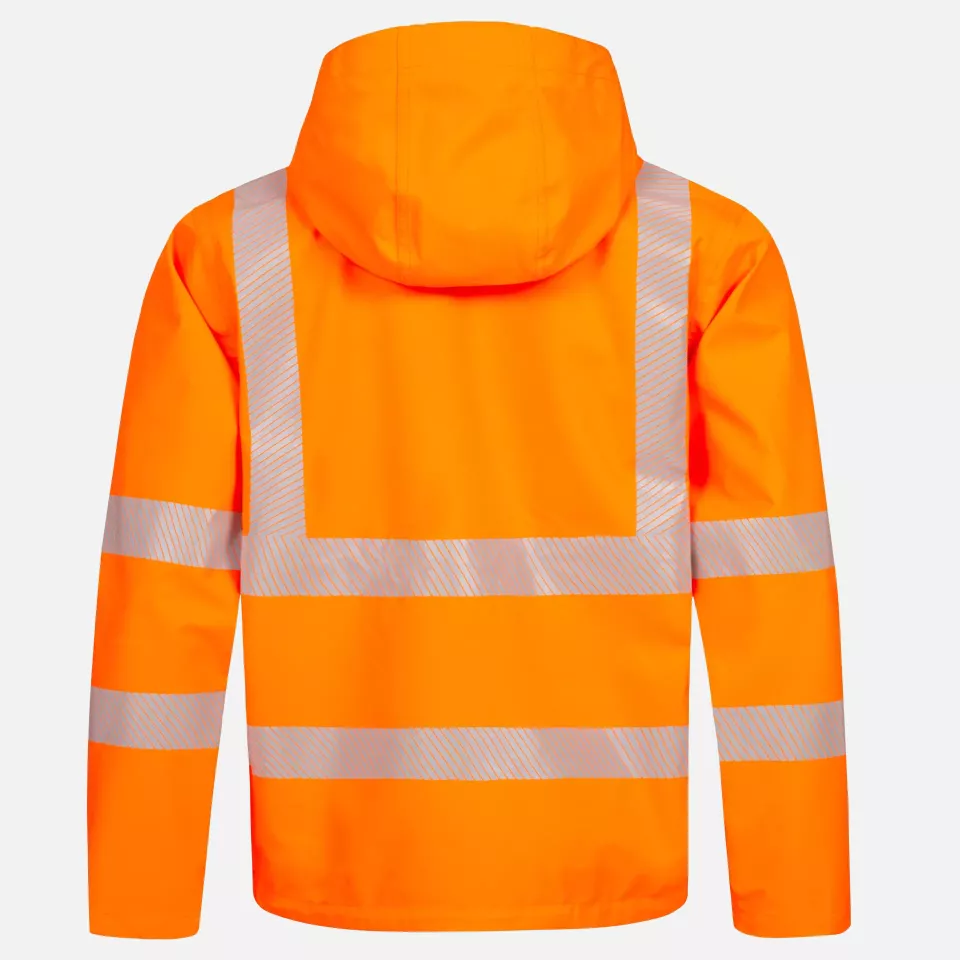 Nitras 7177-4100, MOTION TEX VIZ PLUS Warnschutz-Regenjacke, Neonorange, image 2, gallery thumbnail